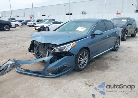 2015 Hyundai Sonata Sport 2.0T из США, поврежденный, VIN 5NPE34AB5FH090374